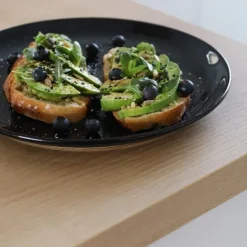 Maison Jean-Vier Assiette à dessert Bleu