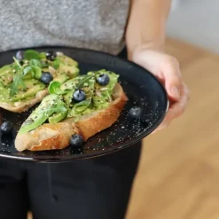 Maison Jean-Vier Assiette creuse Bleu