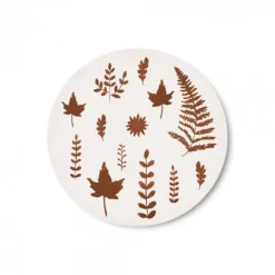 Maison Jean-Vier Assiette Marron