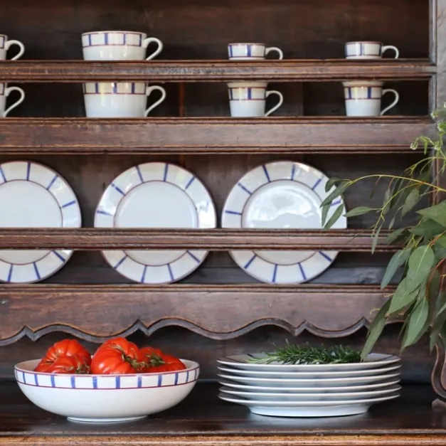 Maison Jean-Vier Assiette plate Blanc