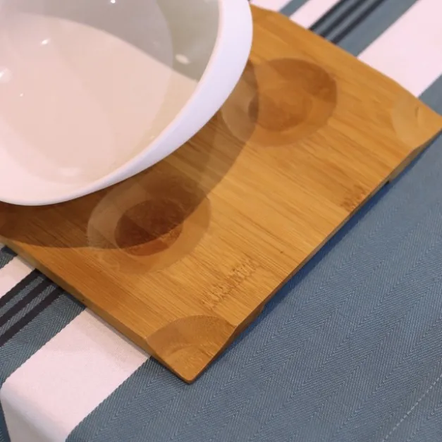 Maison Jean-Vier Chemin de table Bleu