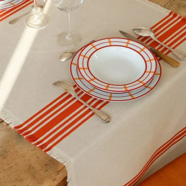 Maison Jean-Vier Chemin de table Orange