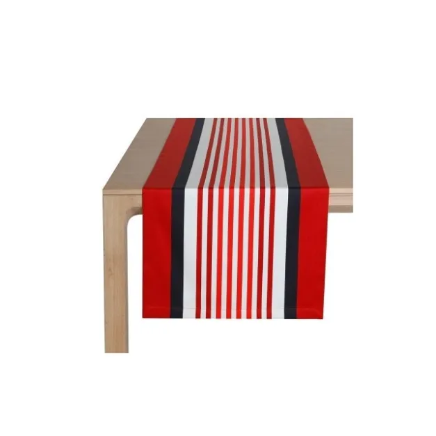Maison Jean-Vier Chemin de table Rouge