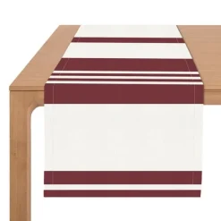 Maison Jean-Vier Chemin de table Rouge