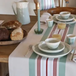 Maison Jean-Vier Chemin de table Vert