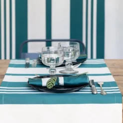 Maison Jean-Vier Chemin de table Vert