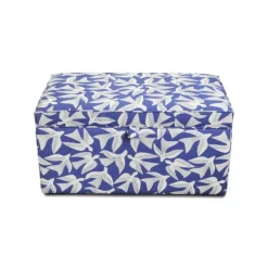 Maison Jean-Vier Coffre et malle de rangement Bleu