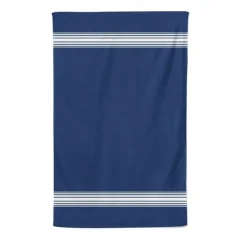 Maison Jean-Vier Drap de bain Bleu