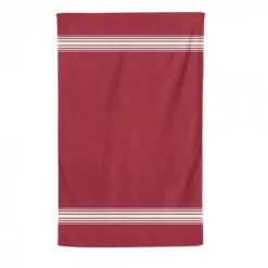 Maison Jean-Vier Drap de bain Rouge