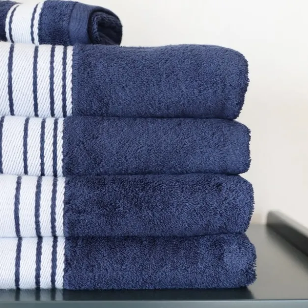 Maison Jean-Vier Drap de douche Bleu