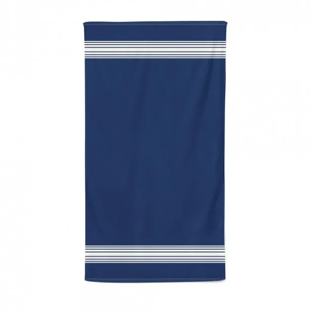 Maison Jean-Vier Drap de douche Bleu