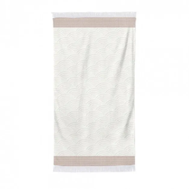 Maison Jean-Vier Drap de douche Rouge