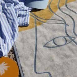 Maison Jean-Vier Drap de plage Multicolor