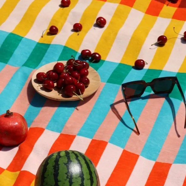 Maison Jean-Vier Drap de plage Multicolor