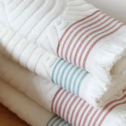 Maison Jean-Vier Drap de plage Rouge