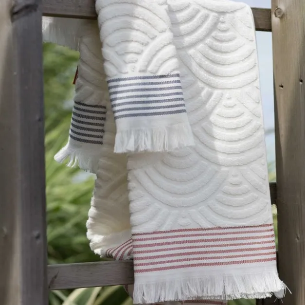 Maison Jean-Vier Drap de plage Rouge