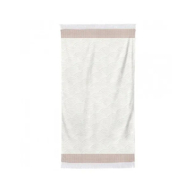 Maison Jean-Vier Drap de plage Rouge