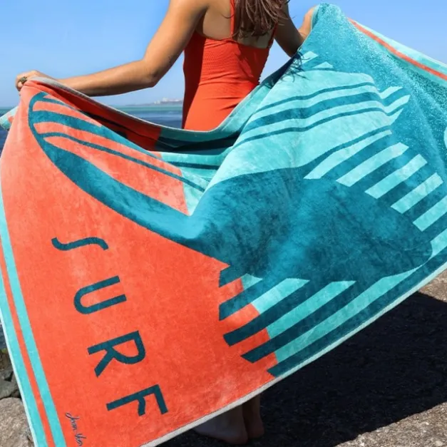 Maison Jean-Vier Drap de plage Vert