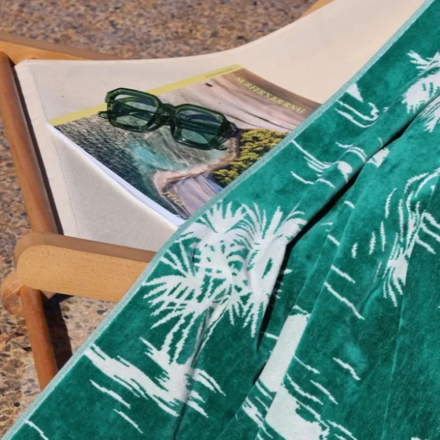 Maison Jean-Vier Drap de plage Vert