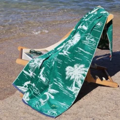 Maison Jean-Vier Drap de plage Vert