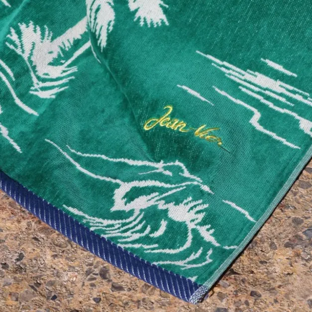 Maison Jean-Vier Drap de plage Vert