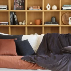 Maison Jean-Vier Édredon et bout de lit Gris