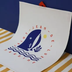 Maison Jean-Vier Essuie-main Bleu