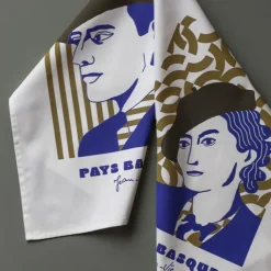 Maison Jean-Vier Essuie-main Bleu