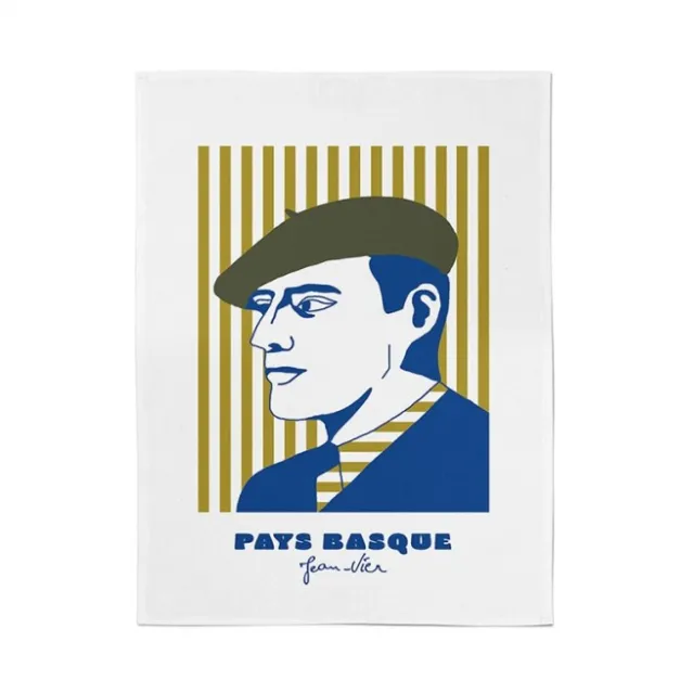 Maison Jean-Vier Essuie-main Bleu