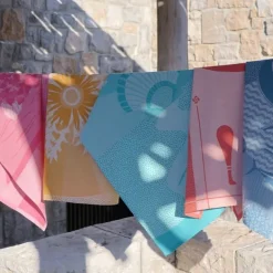 Maison Jean-Vier Essuie-main Bleu