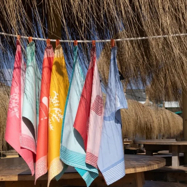 Maison Jean-Vier Essuie-main Jaune