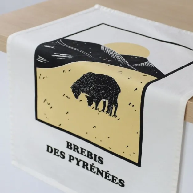 Maison Jean-Vier Essuie-main Jaune