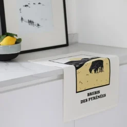 Maison Jean-Vier Essuie-main Jaune