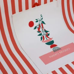 Maison Jean-Vier Essuie-main Rouge