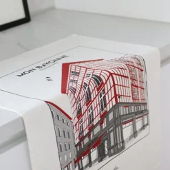 Maison Jean-Vier Essuie-main Rouge