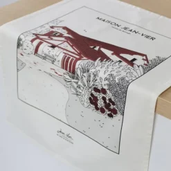 Maison Jean-Vier Essuie-main Rouge