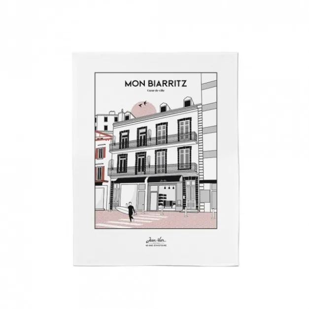 Maison Jean-Vier Essuie-main Rouge