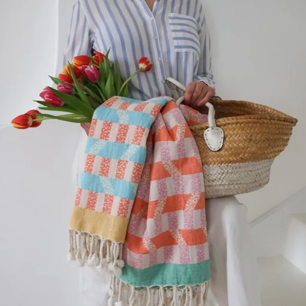 Maison Jean-Vier Foutas en coton Bleu