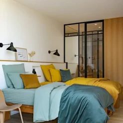 Maison Jean-Vier Housse de couette Vert