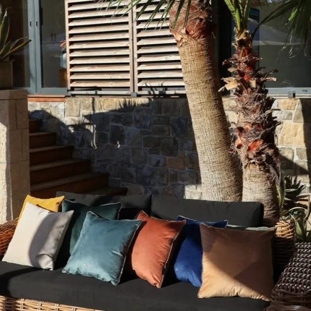 Maison Jean-Vier Housse de coussin Beige