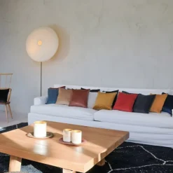 Maison Jean-Vier Housse de coussin Beige