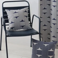 Maison Jean-Vier Housse de coussin Bleu