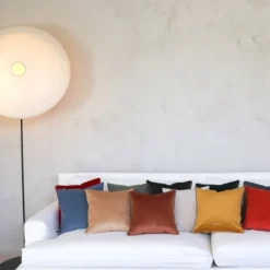 Maison Jean-Vier Housse de coussin Bleu