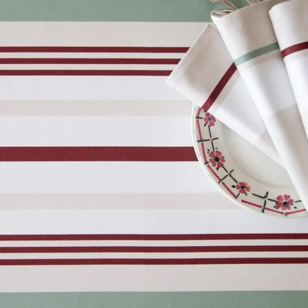 Maison Jean-Vier Linge Basque Vert