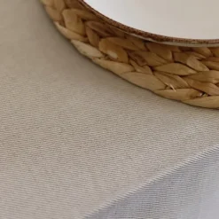 Maison Jean-Vier Nappe de table Blanc