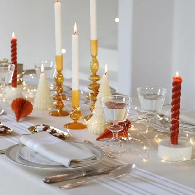 Maison Jean-Vier Nappe de table Blanc