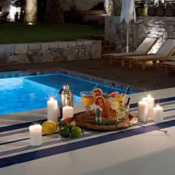 Maison Jean-Vier Nappe de table Bleu