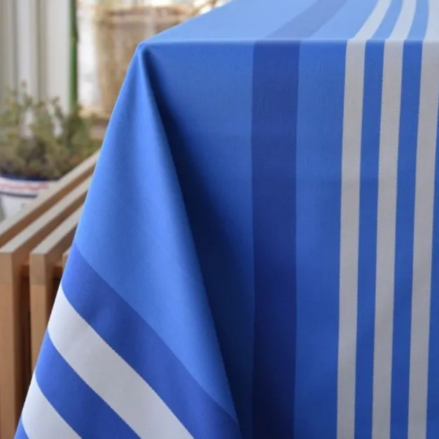 Maison Jean-Vier Nappe de table Bleu