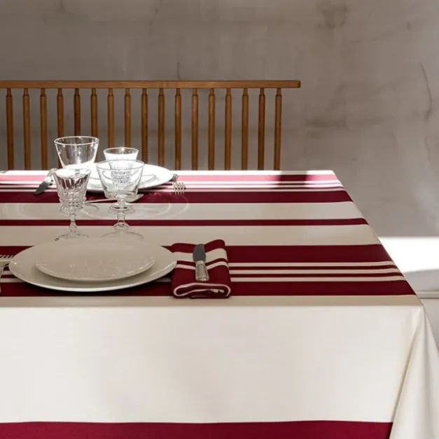 Maison Jean-Vier Nappe de table Rouge