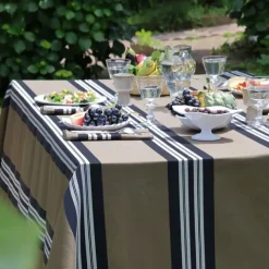 Maison Jean-Vier Nappe de table Vert